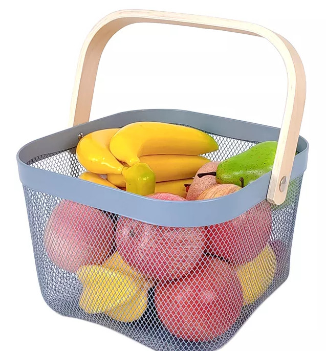 Steel Organizer Iso Wire Mesh Basket Plain Weave