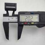 Industrial 25.9*14.4*20.2mm Slide Buckles Plastic For Bags