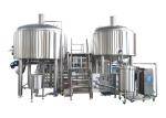 Customized 2000L Microbrewery Equipment Steam Heating Large Brew Kettle SS304