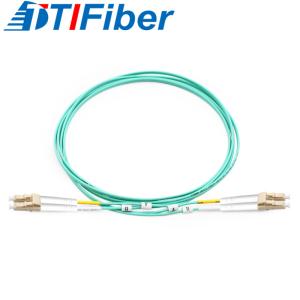 China OM3 Type Fiber Optic Patch Cord Duplex 2.0mm Fiber Patch Cable factory