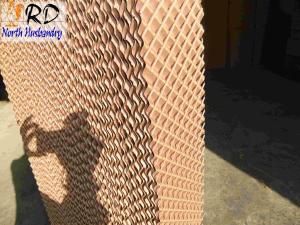 China corrugated cellulose evaporative cooling pad for greenhouse|poultry house factory