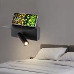 Special for simple hotel engineering multifunctional bedside wall light USB