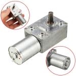 Faradyi High Quality 370 Worm Gear High Torque 66rpm DC Gear Motor 12V 24V