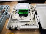 Fiber Optic 2-Entry Cable Gland 16 Out 16 Core 1x16 Splitter Box for Networking