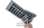 wooden street lamp outdoor fitness equipment hip twister