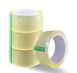 China 45 - 50um Thickness Transparent No Noise Acrylic Water Glue Bopp Silent Packing Tape factory