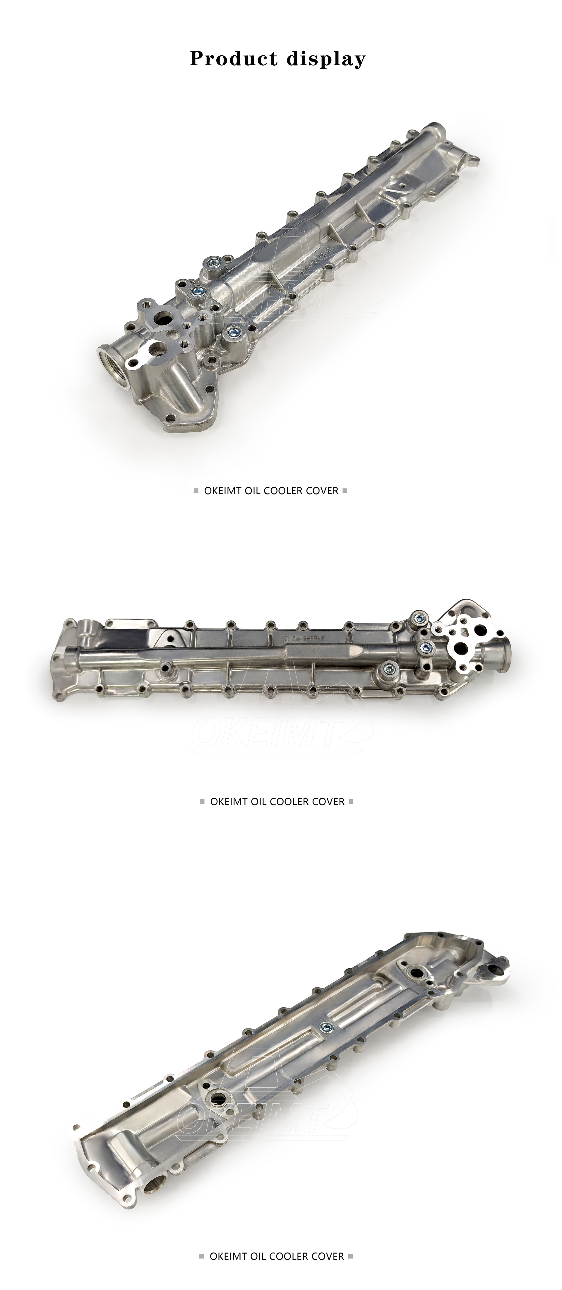 High Quality New Style 6136-61-2113 Oil Cooler Cover For Komatsu 6D105 PC200-3 PC200 Engine