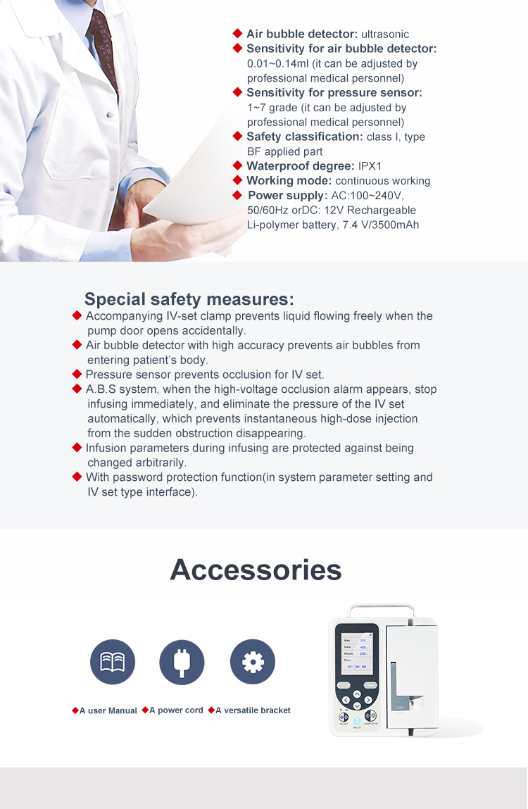 Veterinary Portable Infusion Pump