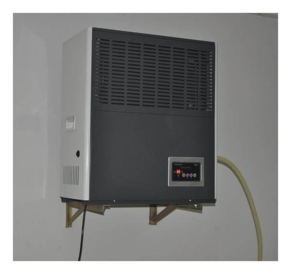 920W Automatic Defrost Wall-Mounted Dehumidifier DH-504BC for Optimal Moisture