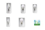 LED G45 6w E14/27 dimmable plastic cover aluminum IC 85-165v 175-265v indoor