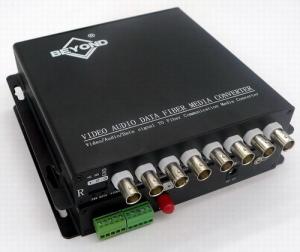China 8 channals HDTVI+Audio to Fiber Optic Converter factory