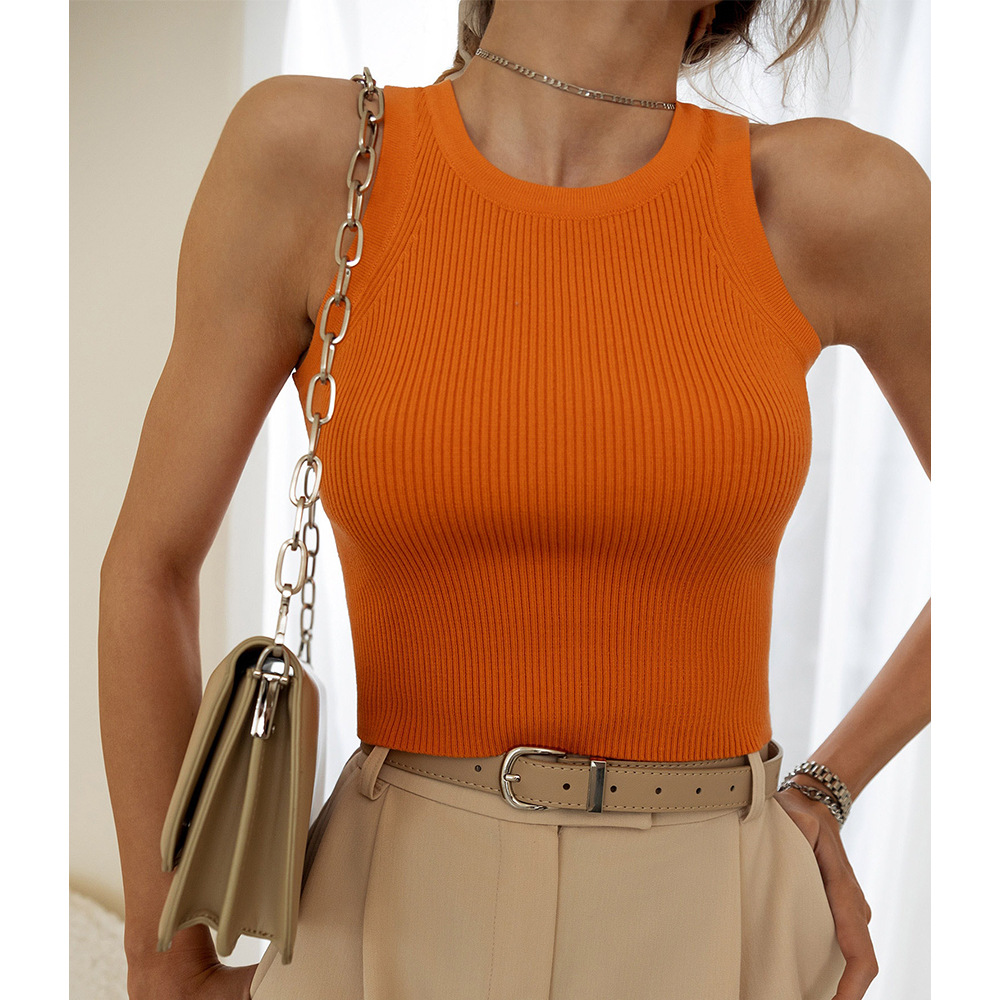 Custom Made Designs Hoodies for Women's Summer Breathable and Windproof Knitted Vest
