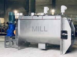 China 1000kg Capacity Ribbon Mixing Machine , Horizontal Ribbon Blender Stable factory