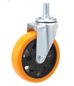 China 5 Inch Stem Casters Polyurethane Caster Wheel Stem Caster Wheels factory