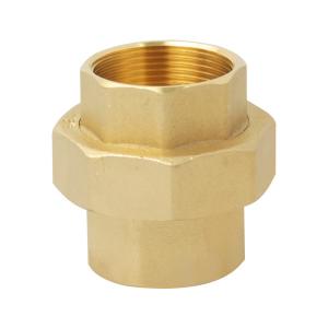 China Brass Straight Union With Metal Sealed|(MF) factory