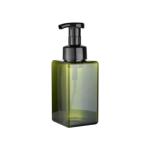 Custom Color 250ml PETG Bottle Green Pump Bottle for Shampoo and Lotion