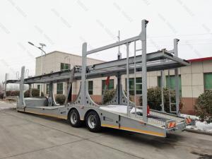 China 2 Axle Air Suspension Car Transport Semi Trailer For Transporting 5, 7, 8 Cars factory