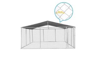 China Heavy Duty Chain Link 3m Secure Outdoor Dog Kennel factory