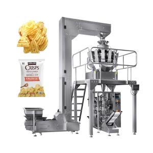China Automatic Vertical Sachet Snacks Food Potato Chips Corn Banana Chips Packaging Machine factory