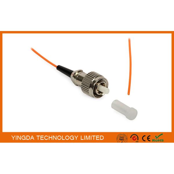China Fiber Optic Pigtail FC PC Mulitmode OM2 50/125 Simplex Orange 900um LSZH G655 factory