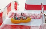 Fiber Glass Aqua Park Equipment , Water Park Attractions for Hotel Project