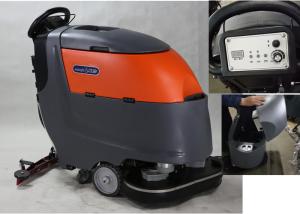 China Double Brushes Industrial Floor Cleaning Machines With Collision Wheels factory