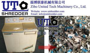 China Waste Washing Machine Shredder/Double Shaft Shredder/high capacity waste home appliances crushing machine factory