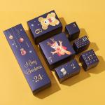 Cardboard Paper Box Christmas Recycled Calendar Gift Boxes