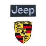 120D Nylon Woven Logo Embroidery Patch Sew On Badges For Clothes