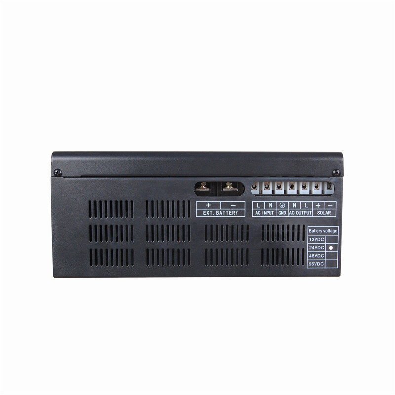5kva High quality on off grid solar power inverters pure sine wave hybrid inverters 4kw pwm solar charger hanfong