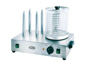 China Snack Bar Equipment Electric Hotdog Machine With Heating Spike 220V - 240V factory