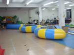 Outdoor 0.9mm Pvc Tarpaulin Inflatable Watertrampoline For Water Sports Game