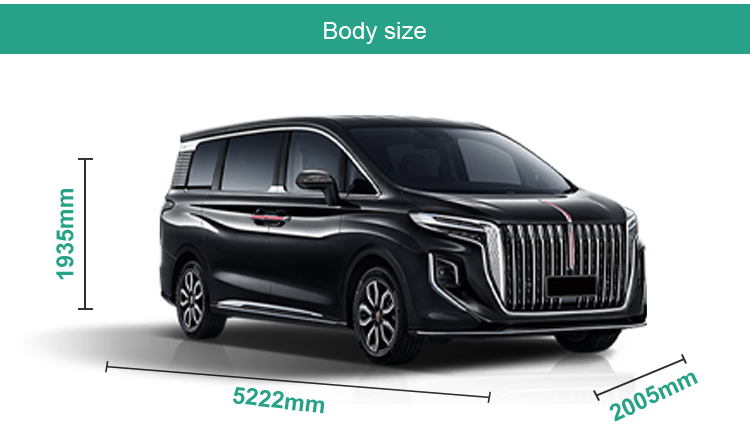2023 Hongqi HQ9 2.0T 252HP Gasoline MPV The Ultimate Family Vehicle with Macpherson Front Suspension