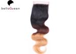 Three Parts Body Wave Human Hair Lace Closure For Women