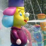 Custom Cartoon Spray Water Park Equipment Used Aqua Play For Kids Aqua Park