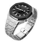 Top Rated Luxury Stainless Steel Watch Case And Band For Casio Ga2100 OEM / ODM