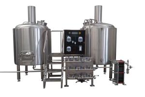 China 500L 1000L 1500L Small Stainless Steel Brewing Equipment With Digital Display factory