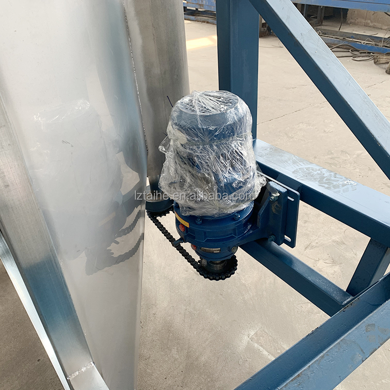 Max. Loading Volume of 6000 L SUS304 Vertical Type Plastic Screw Ribbon Mixer Machine