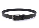 Men 's Diamond Embossed Leather Belt 1 3/8” 35mm Wide Strap With Zinc Alloy Pin