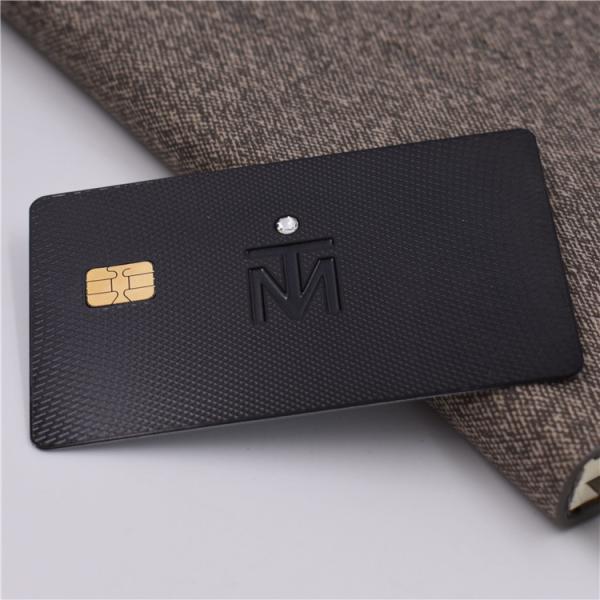 Custom Luxury Metal Credit Card Laser Cut Engraved Matte Black Stainless Steel