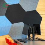 OEM Soundproof Hexagon Acoustic Panels Practical Eco Friendly