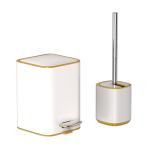 Fashion Steel Toilet Cleaning Brush And Holder With Contemporary Design