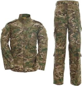 China Polyester Military Garments Camouflage Suit Army Acu Uniform factory