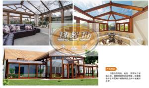 China UV Resistant Modern Aluminum Glass Sunrooms For Indoor Outdoor Harmony factory