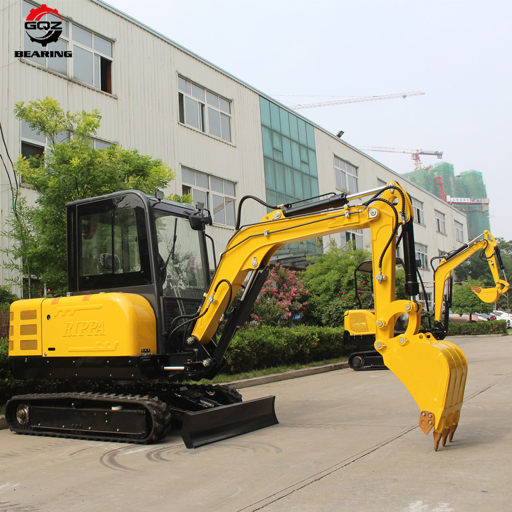 Chinese R350 Mini Excavator Small Digger Kubota Engine Excavator Micro Digging Machine Mini Digger With Cabin