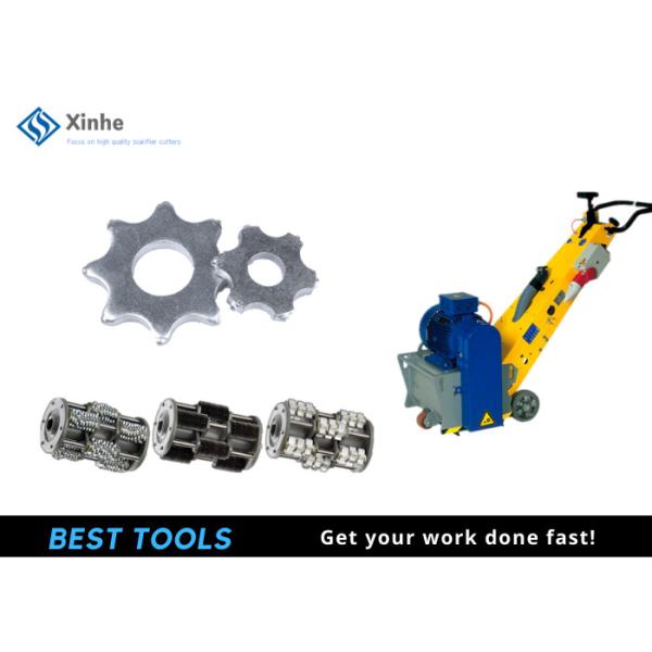 China Concrete Scarifier Parts & Accessories For 10" Floor Planers 250mm Drum Rent Surface Preparation Equipments factory