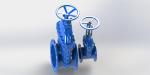 Corrosion Resistant Non Rising Stem Valve Ductile Iron Wras Approved With Hand