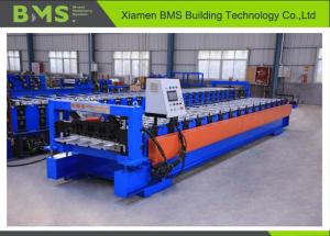 China Shaft 75mm Thickness 0.3-0.8mm Metal Roofing Panel Roll Forming Machine factory
