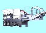 ZSW 9638 Mobile Crusher Station YG938E69 150t H River Pebble Mobile crusher,