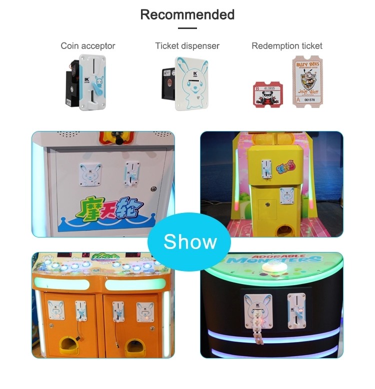 Ticket Dispenser Arcade Game Machine Parts For Supermarket Candy Prize Vending Machine